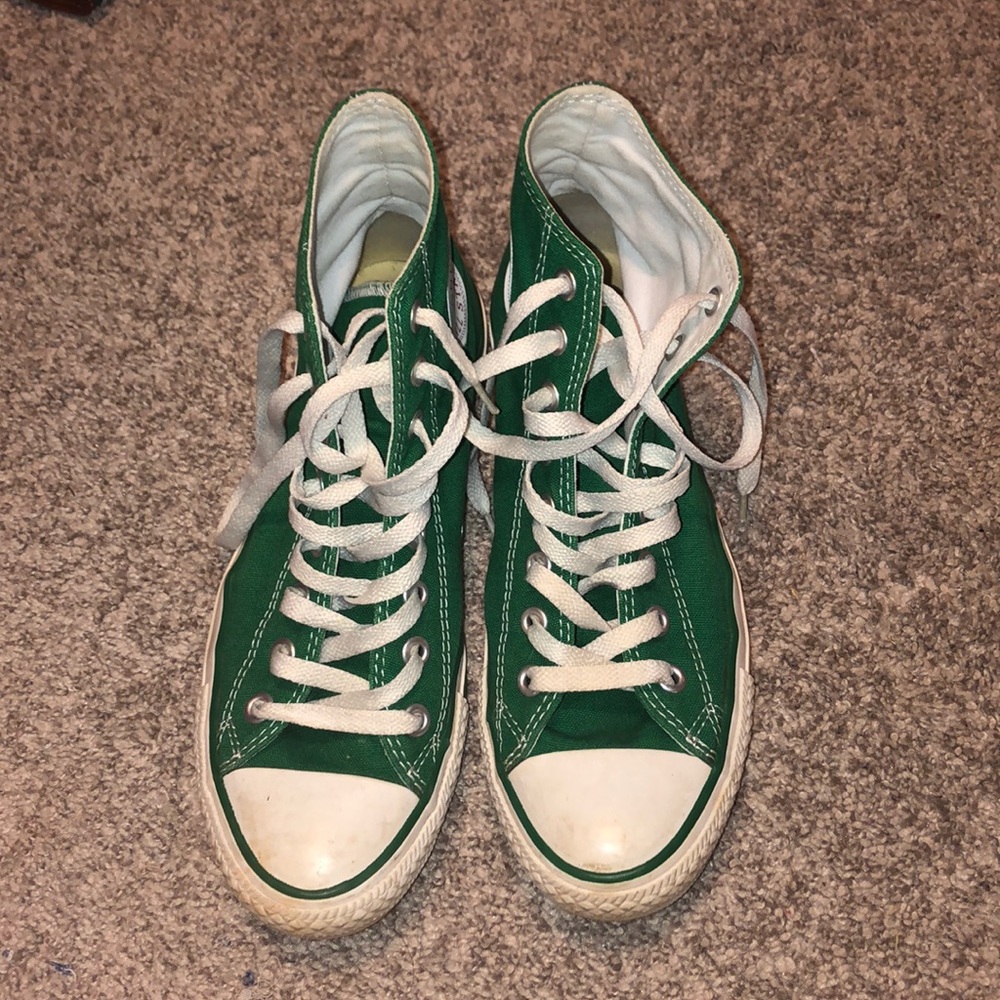 green high top converse